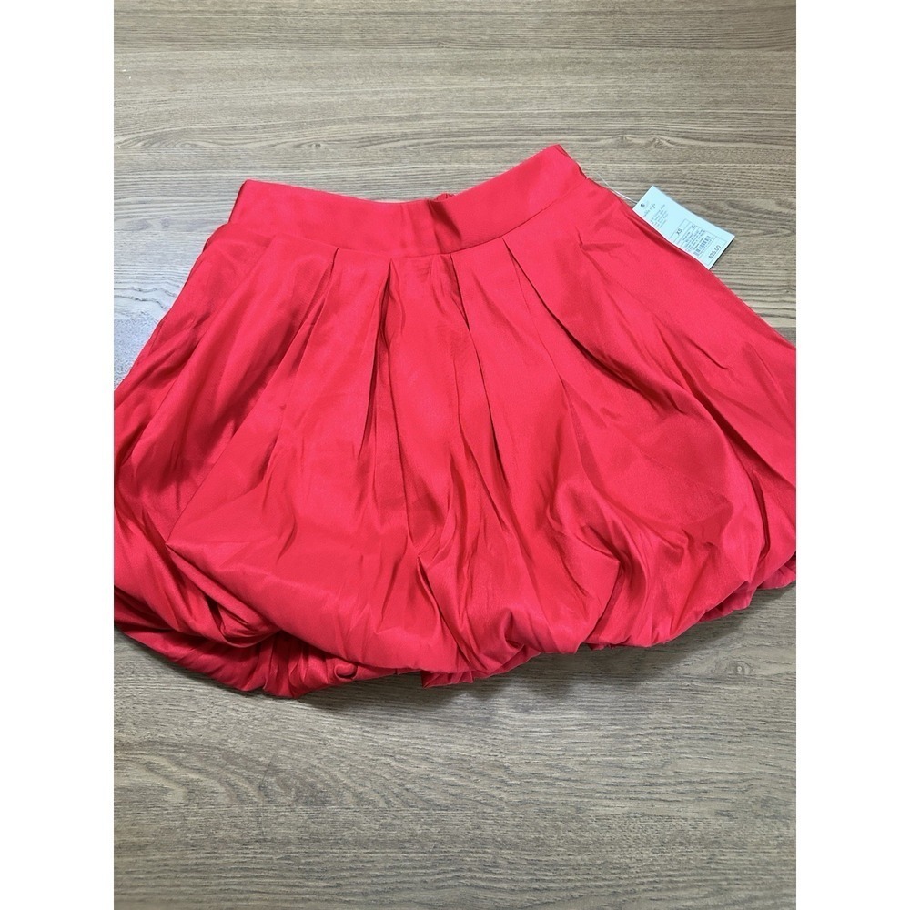A New Day Red Bubble Skirt Size Xs NWT - Picture 4 of 4